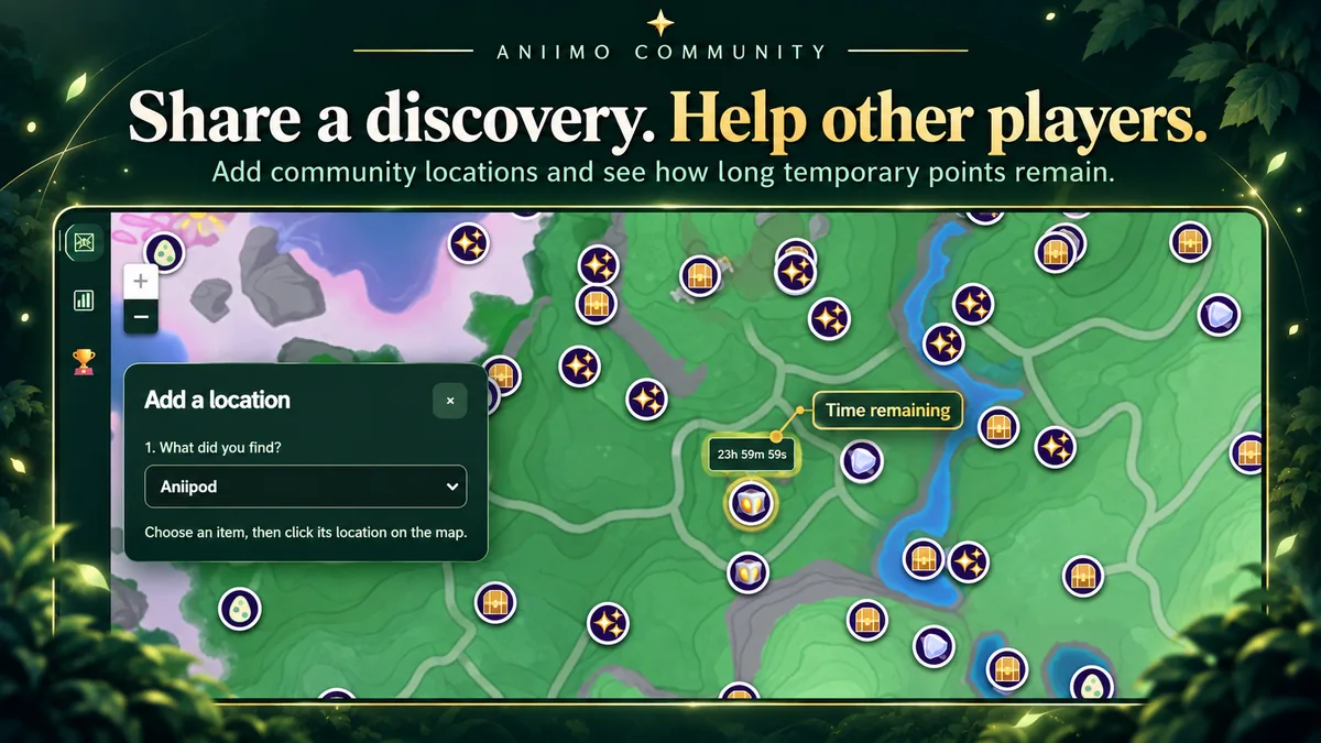 Aniimo Community Interactive Map screenshot image