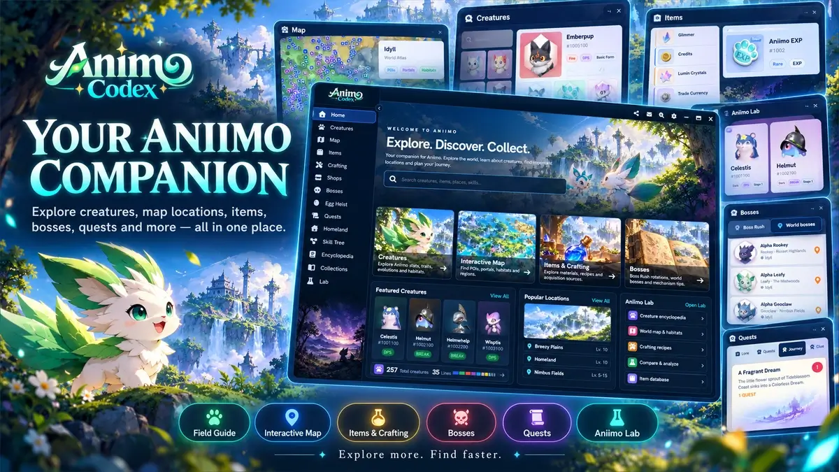 Aniimo Codex screenshot image