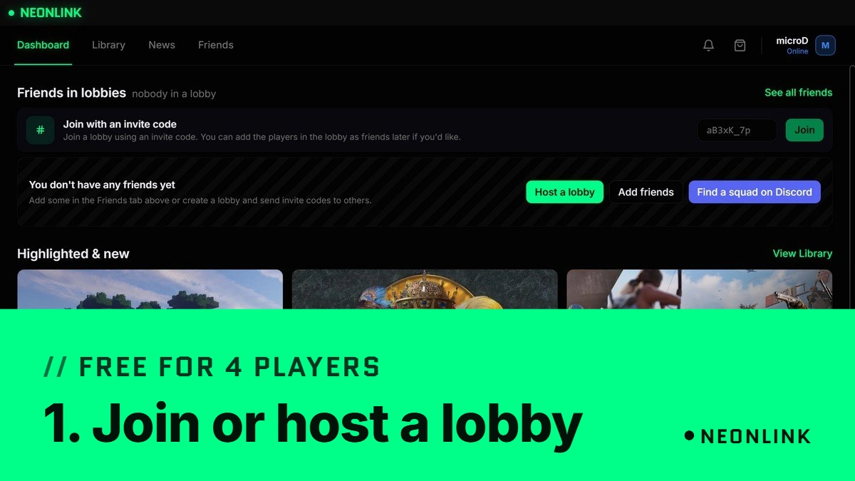 Neonlink screenshot image
