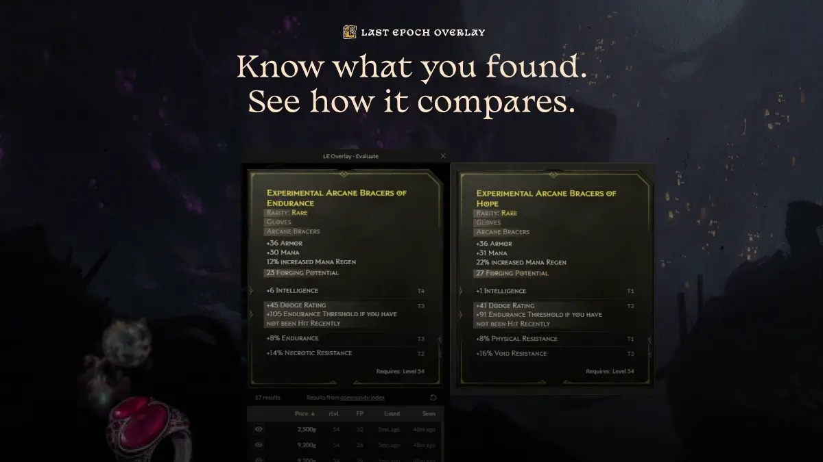 Last Epoch Overlay screenshot image
