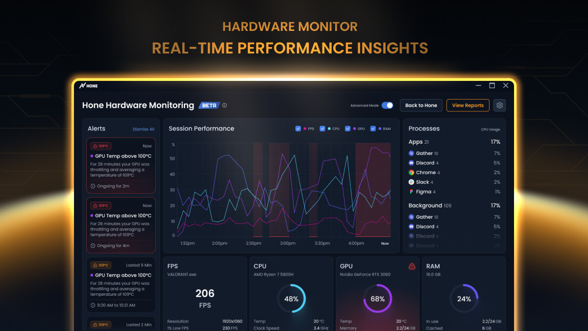 Hone screenshot image