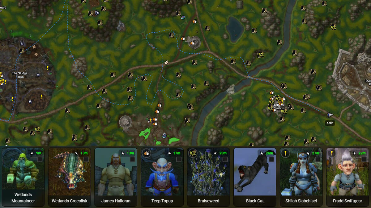 WoW Interactive Map screenshot image